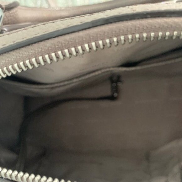 Michael Kors Grey Pebble Leather Satchel Bag - Picture 8 of 8